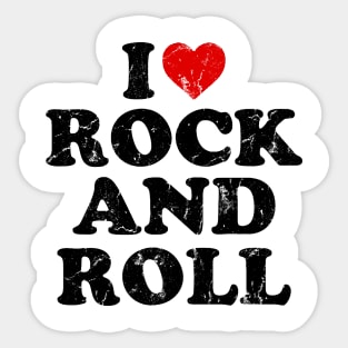 I Love Rock And Roll Sticker